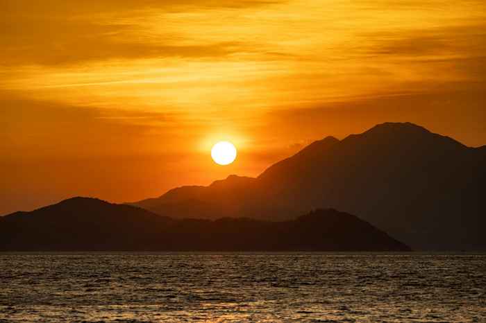 A Shikoku pilgrimage landscape symbolizing prayer delivered across distance