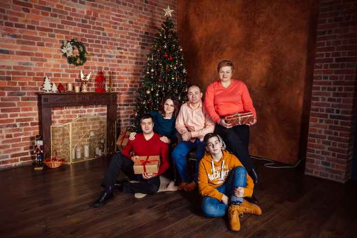 Warm scene of delivering prayer as a Christmas gift to a hospital room