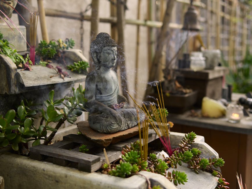 Reflecting on the meaning of tsuizen-kuyō and prayer for the deceased in a calm scene