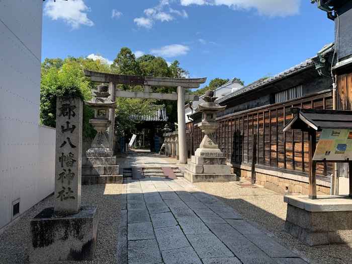 Quiet scene of considering serious prayer at the Shikoku 88 temples