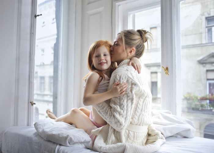 母と家族の暖かい関係