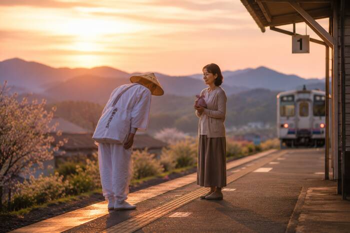 病気で諦めた夢を人に託す温かいシーン