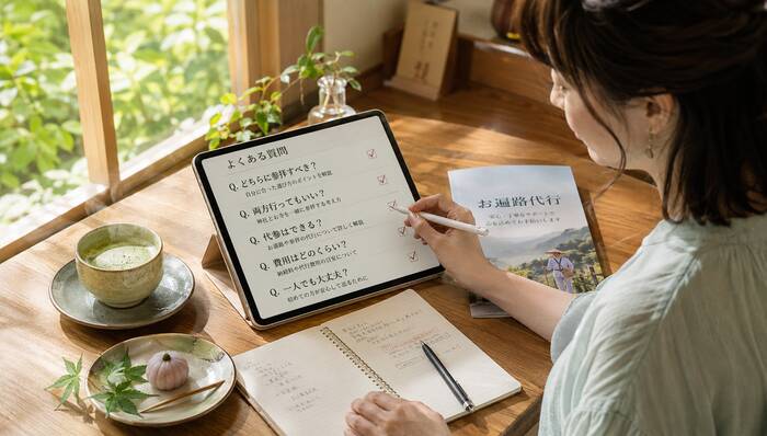 願いに合った場所で本気の祈りを届ける温かいシーン