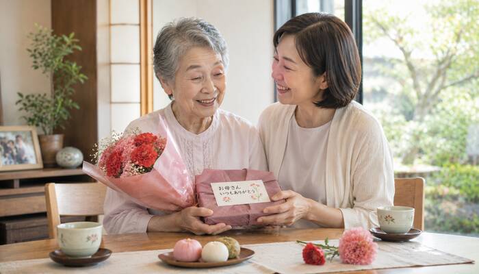 母の日に高齢のお母さんへプレゼントを贈るときの大切なポイント