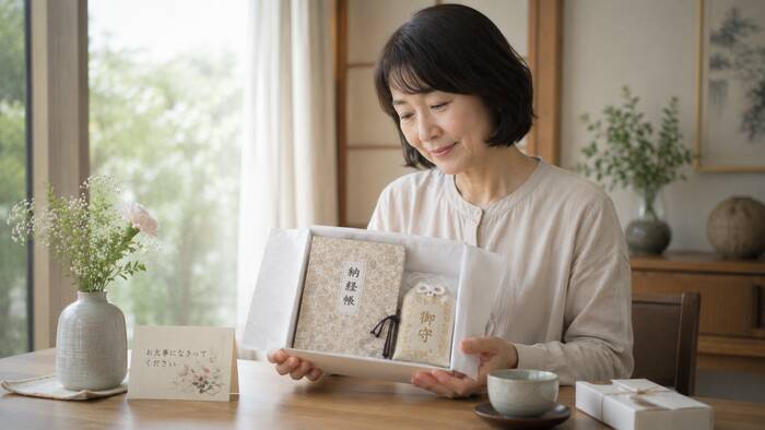 定番を超えた意味のあるお見舞いギフトの選択肢を検討する様子