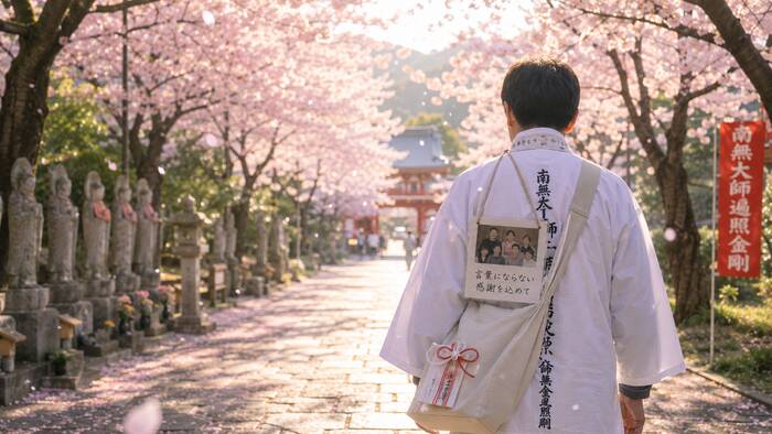 感謝を形にしてお遍路プレゼントで届ける四国の夕景